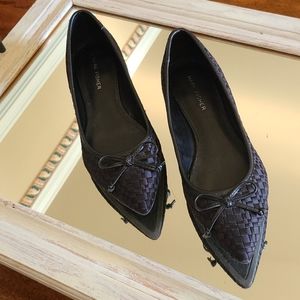 Marc Fisher Pointy Toe Black Flats